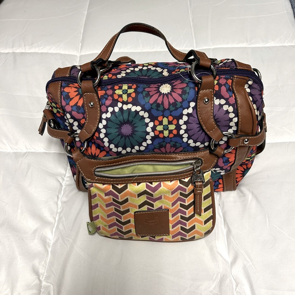 Lily Bloom bag w/ front change pocket attached
